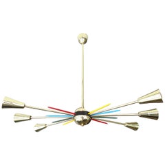 Mid-Century Italia Sputnik Chandelier