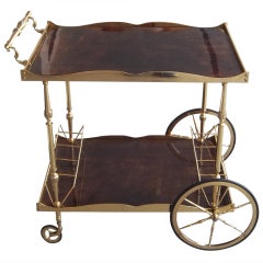 Aldo Tura Tea Cart