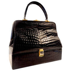 Lederer Crocodile Handbag