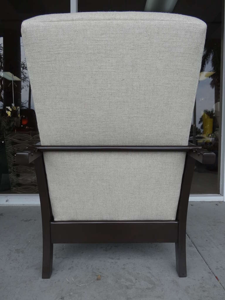 Pair  French Art Deco Club Chairs In Excellent Condition In North Miami, FL