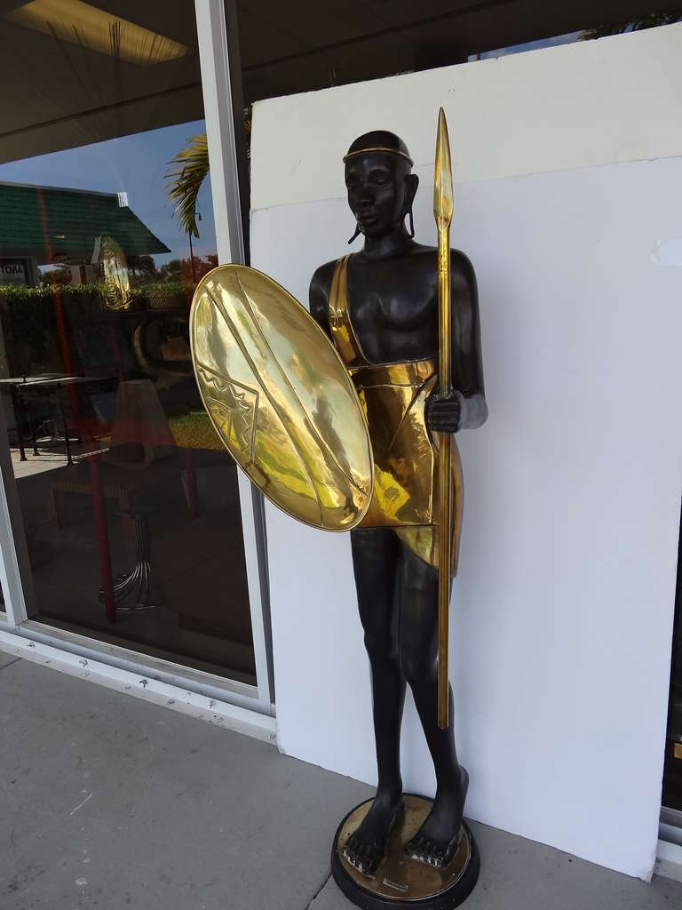 Bronze Warrior Figure