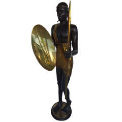 Bronze Warrior Figure