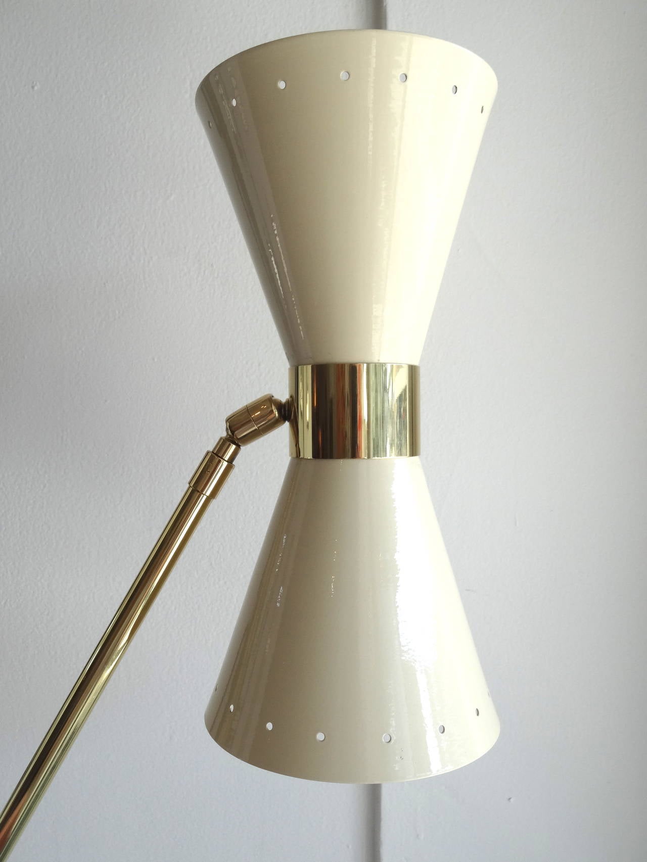 Italian Brass Floor Lamp 1