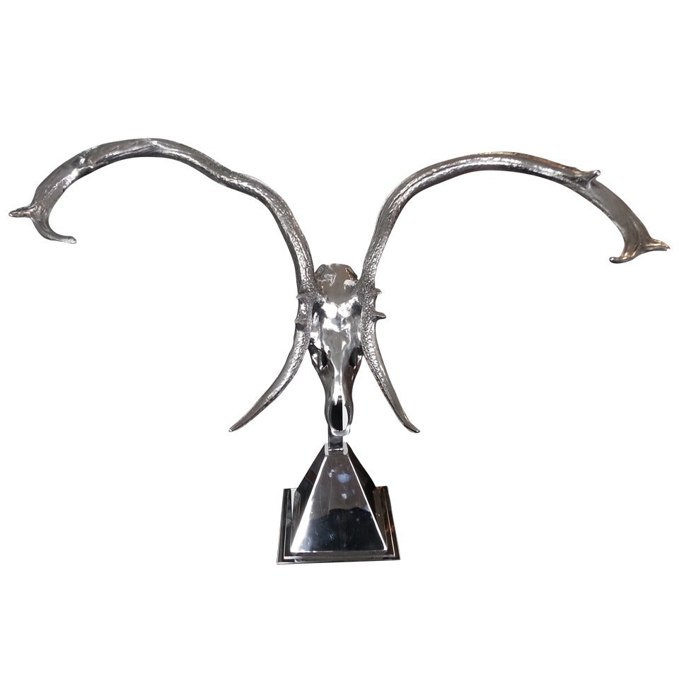 "Stag" Mounted Skull attributed to Arthur Court