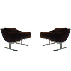 Pair  "Arc"Chairs by Kipp Stewart for Directional