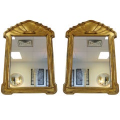 Pair Giltwood Mirrors attributed to Dorothy Draper