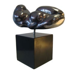 Figural Sculpture of Female Torso signed M. Morgulescu 3/6