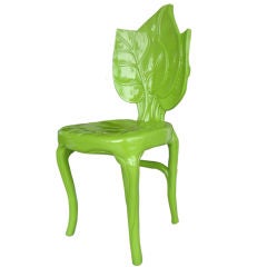 Lacquered Leaf Chair