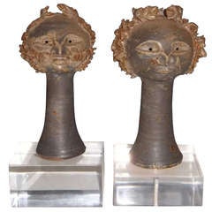 Pair of Midcentury Busts