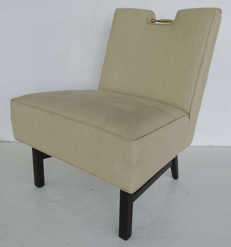 Pair of Dunbar Style Chairs In Excellent Condition In North Miami, FL