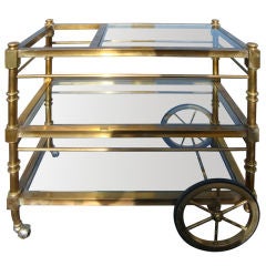 Brass Tea Cart