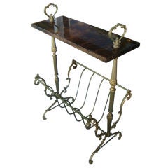 Aldo Tura magazineHolder/ Table