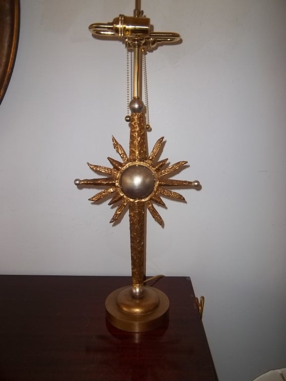 Pair of Starburst Lamps