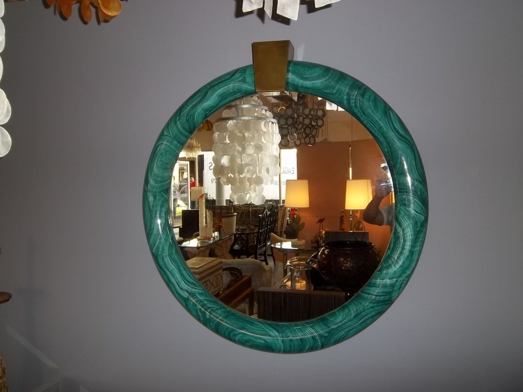 Faux Malachite Mirror 5