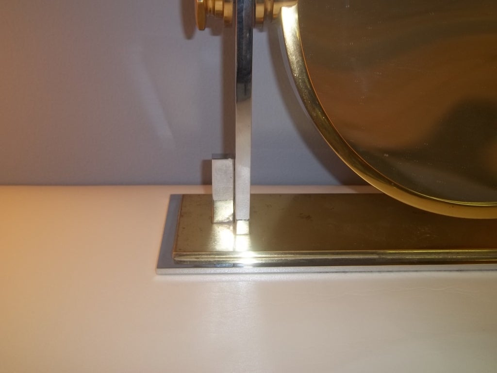Brass Karl Springer Vanity Mirror