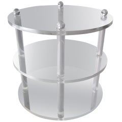 Deco Style Tiered Lucite Table