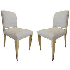 Pair of Chairs attributed to Dominique (André Domin & Marcel Genevriere)