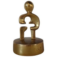 Brass Sculpture by Garrick