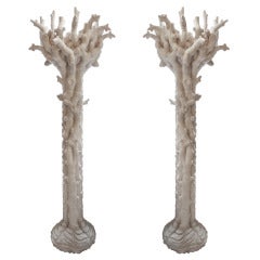 Pair  of Tree Shaped Torcheres