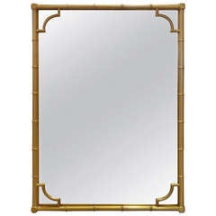 Asian Style Brass Mirror