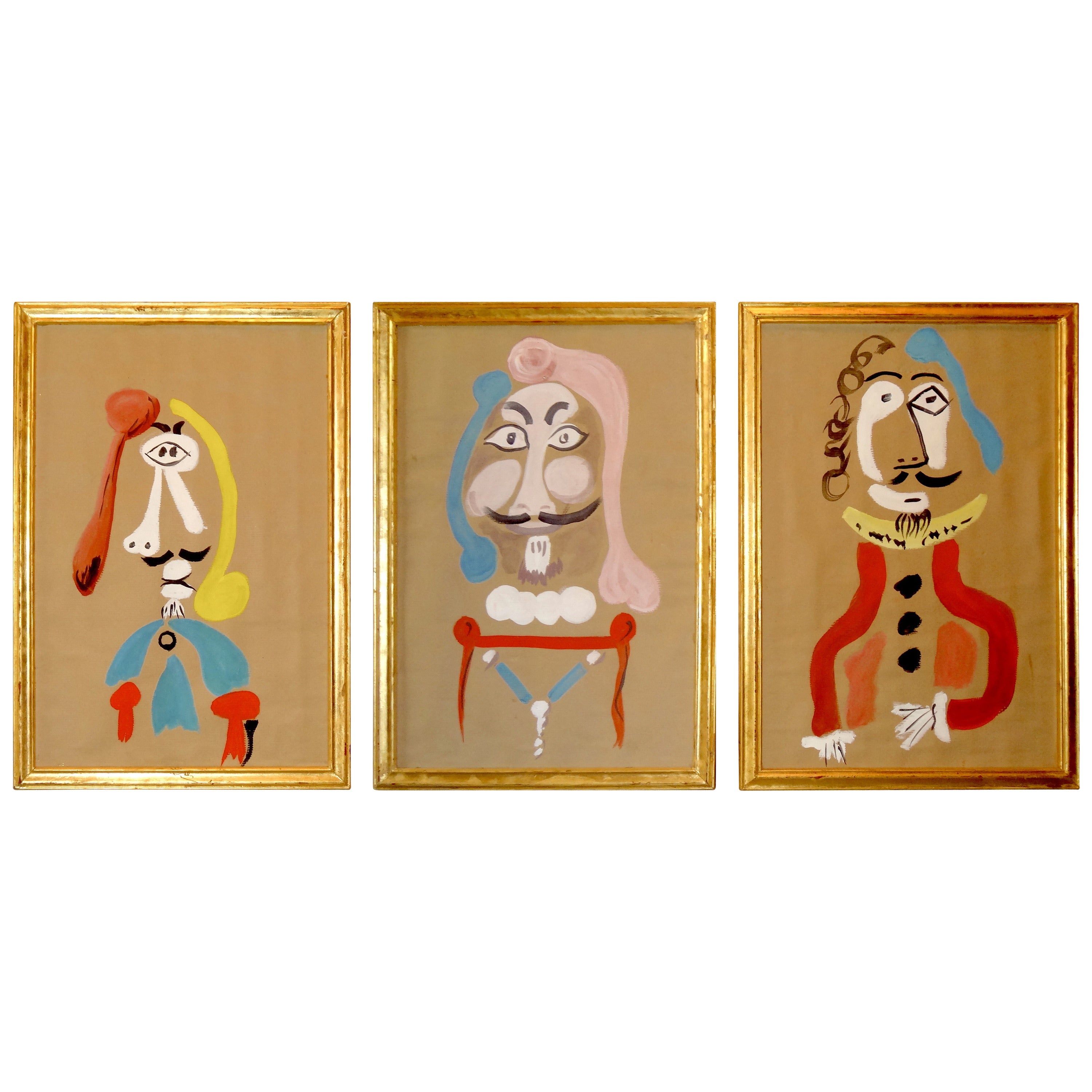 Trio of Surrealism Paintings