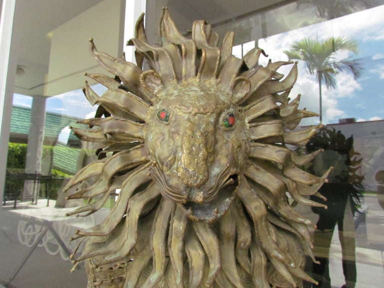 lion man statue