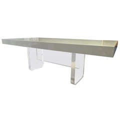 Gary Gutterman Lucite Desk