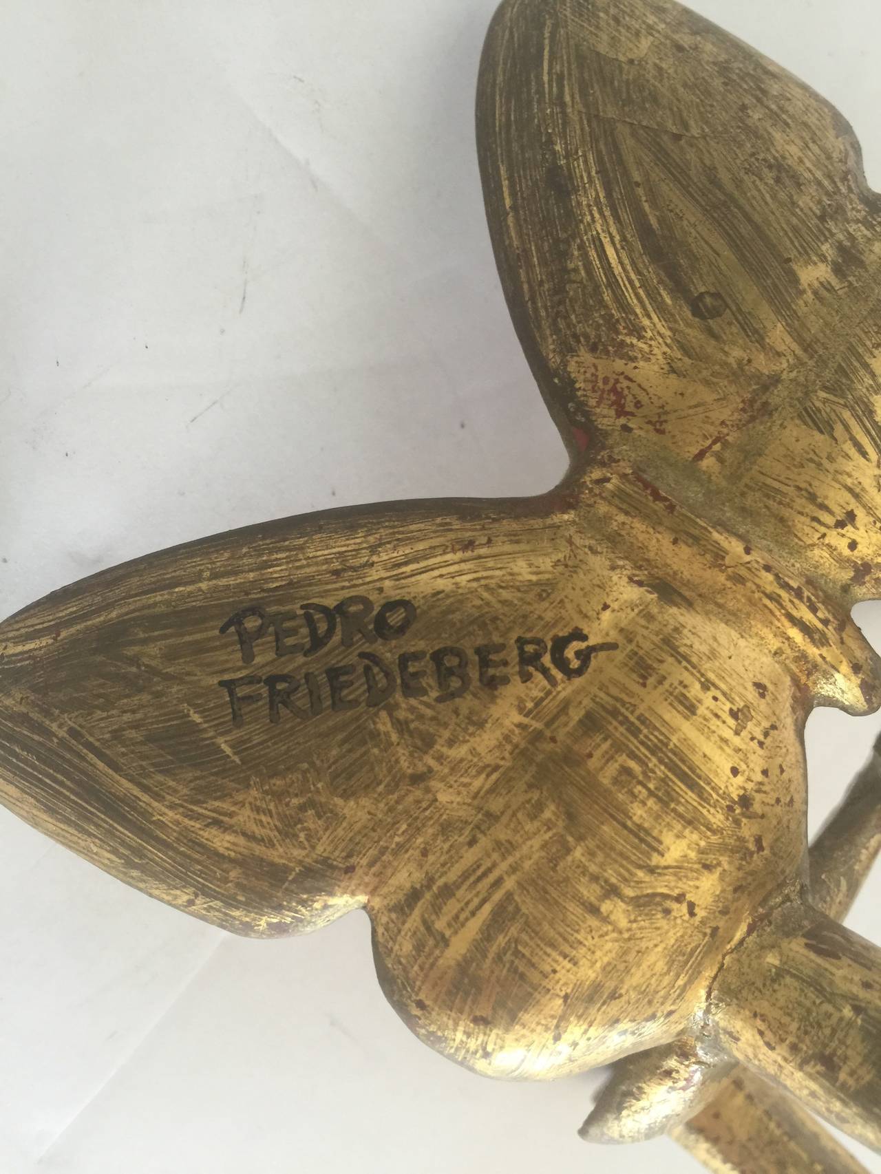 Pedro Friedeberg Butterfly Chair Sculpture In Fair Condition In North Miami, FL