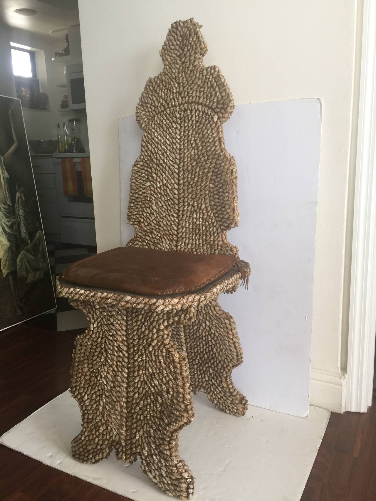 Shell Encrusted Chair by Anthony Redmile