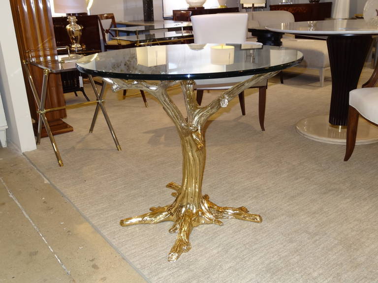 Brass Center Table in form of 