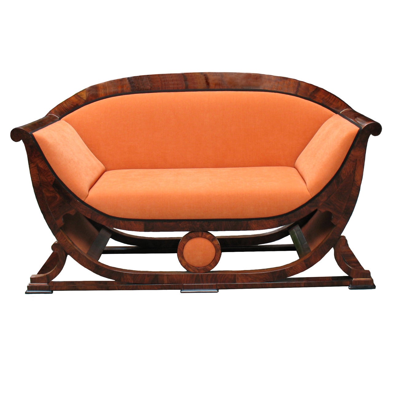 Modern Design 1820s Biedermeier Sofa by Josef Danhauser