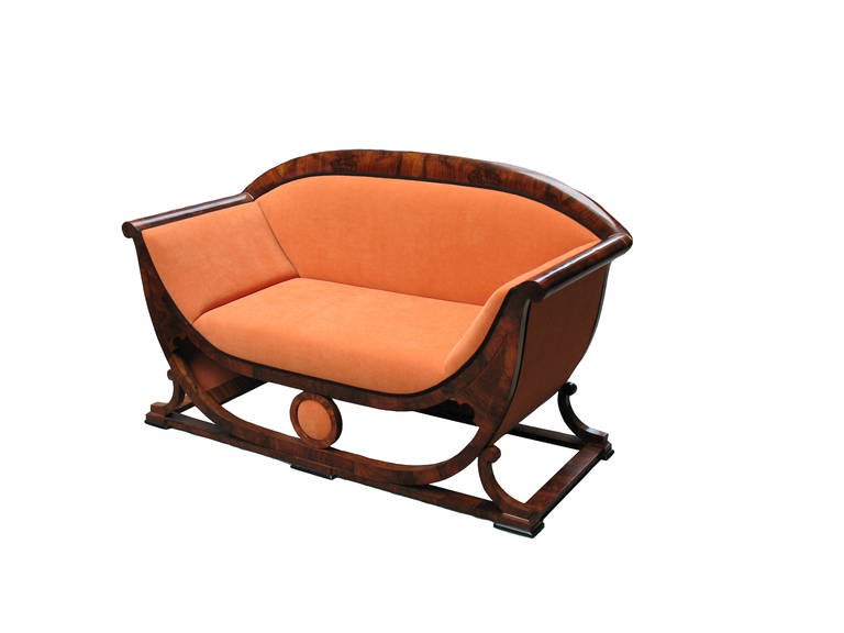 This Biedermeier sofa is highly important because it verifies the 
