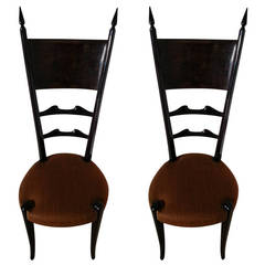 Pair Aldo Tura Chairs