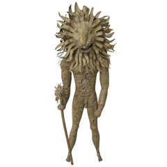 "Lion" Man Sculpture