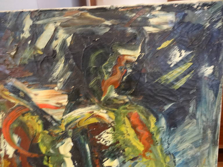Mid-Century Painting by Kazann, 1952 2