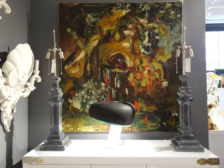 Mid-20th Century Mid-Century Painting by Kazann, 1952