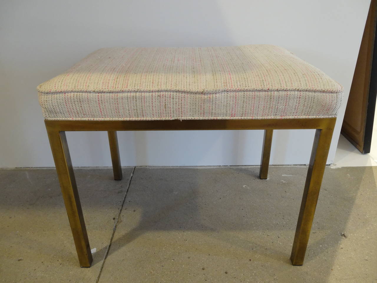 Brass Plated Bench by Mastercraft