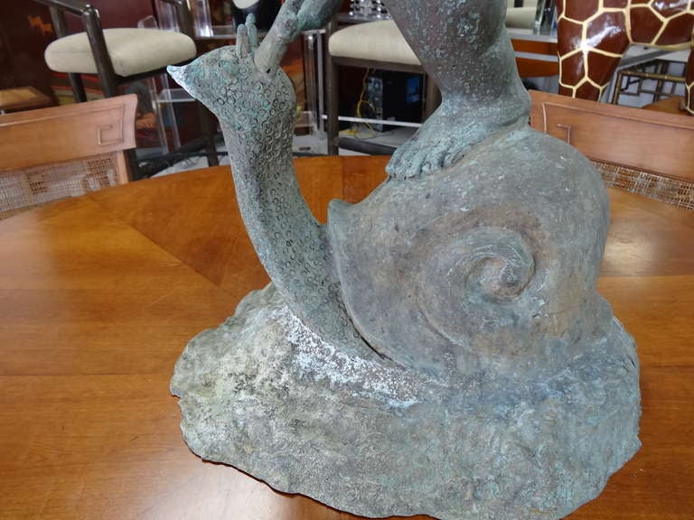 Bronze Putti on Snail Fountain 4