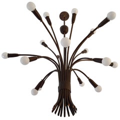 Italian 1950s Bouquet Sputnik by Lumi