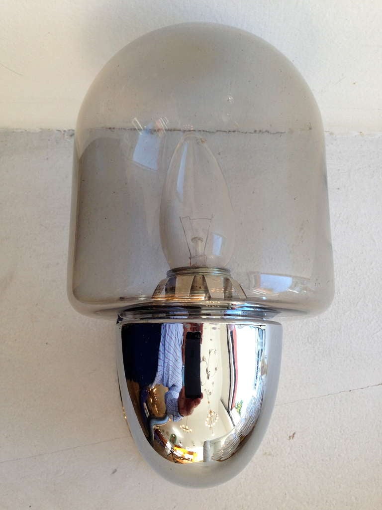 PVC Pair of German Space Age Wall LIghts