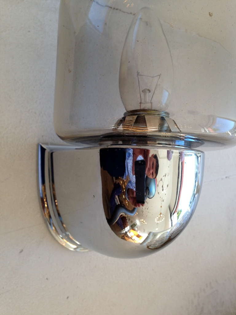 Mid-20th Century Pair of German Space Age Wall LIghts