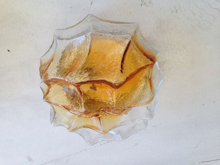Mazzega Murano Flush /Sconce Light en vente 1