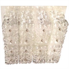 Limburg Glass Flush Light
