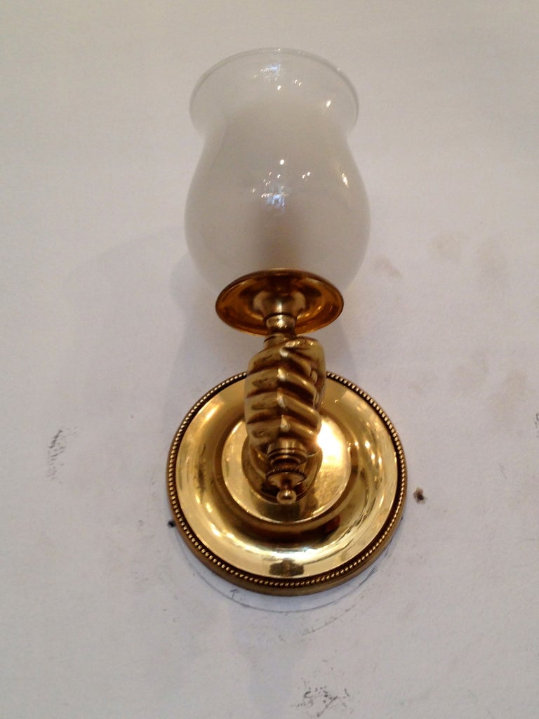 French 1960s Regency Wall Lights In Good Condition In New York, NY