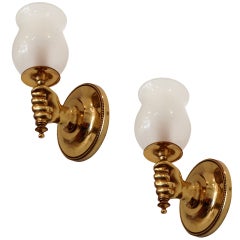 French 1960s Regency Wall Lights 3