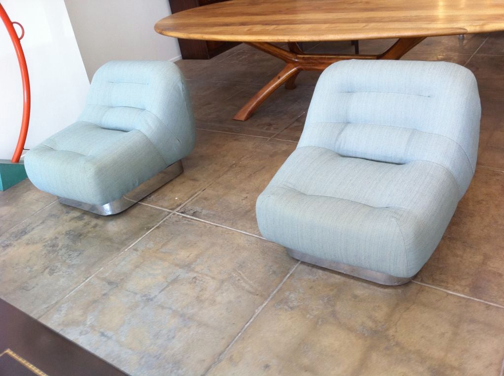 Pair of Stow Davis Sixties Lounge Chairs 2
