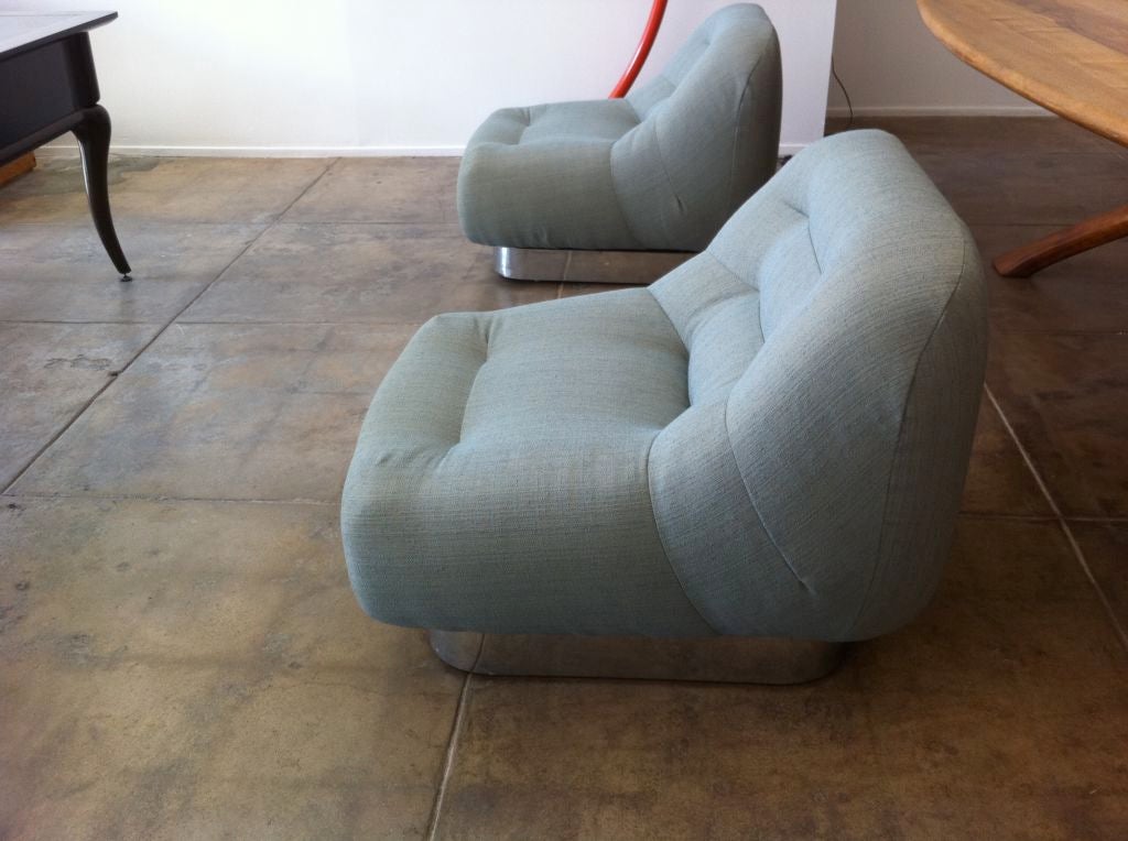 Pair of Stow Davis Sixties Lounge Chairs 3