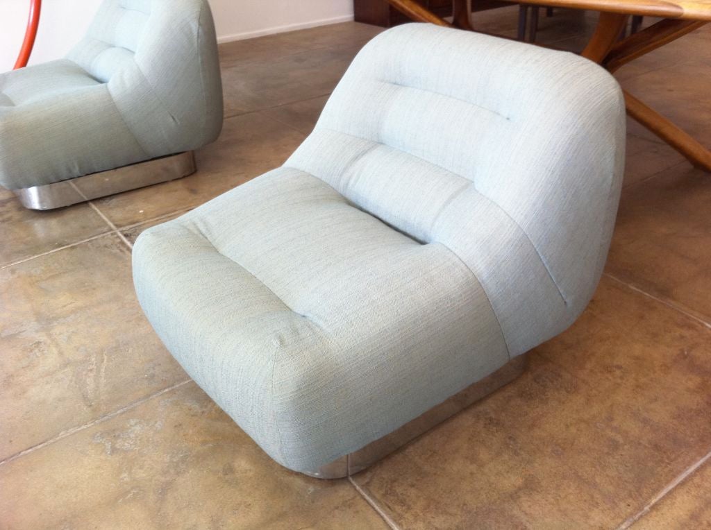 Pair of Stow Davis Sixties Lounge Chairs 5