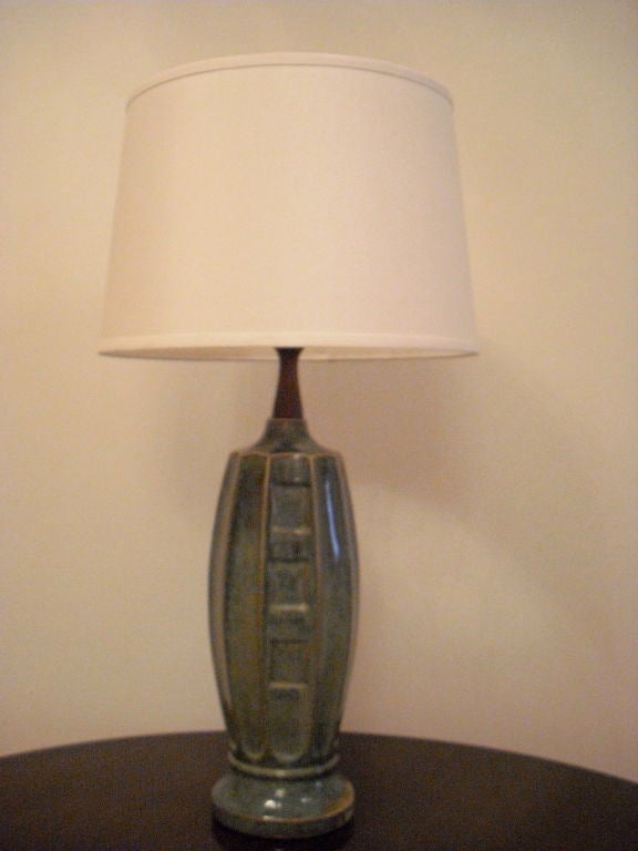 Pair of 1940s Ceramic Table Lamps 2