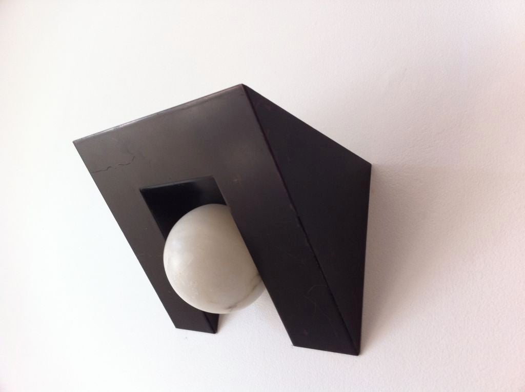 Pair Eighties "Art-Tech"  Wall Lights